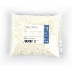 Intralabs Potassium Sorbate 500g E202 Preservative, Food Grade for Wine Making Supplies, Brewing, Mead Premium Food Preservative Stabilizer for Preserving Jam, Cakes Intralabs Potassium Sorbate 500g E202 Preservative, Food Grade for Wine Making Supplies, Brewing, Mead Premium Food Preservative Stabilizer for Preserving Jam, Cakes