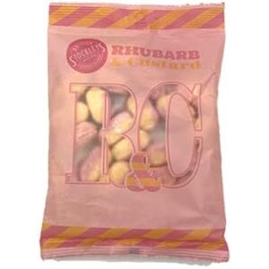 STOCKLEY'S SINCE 1918 Stockley's Rhubarb & Custard Sweets 200g x 12 Pack Traditional Hand-Crafted British Sweets Sweet and Tart Boiled Sweets Vegan STOCKLEY'S SINCE 1918 Stockley's Rhubarb & Custard Sweets 200g x 12 Pack Traditional Hand-Crafted British Sweets Sweet and Tart Boiled Sweets Vegan