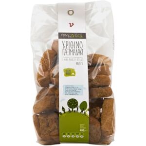 MITERRA Cretan Mini Barley Rusks – 2 x 400g (800g) Wholemeal Sourdough Authentic Greek Flavor Crunchy Artisan Rusks Baked with Extra Virgin Olive Oil MITERRA Cretan Mini Barley Rusks – 2 x 400g (800g) Wholemeal Sourdough Authentic Greek Flavor Crunchy Artisan Rusks Baked with Extra Virgin Olive Oil