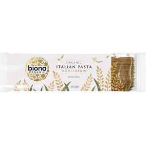 Biona Organic Wheat Pasta Wholegrain Spaghetti 500g (Pack of 12 Biona Organic Wheat Pasta Wholegrain Spaghetti 500g (Pack of 12