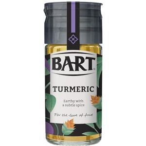 BART Ground Turmeric Jar Pack of 6 x 49g Earthy, Aromatic & Bitter Ideal for Indian Curry or Overnight Oats BART Ground Turmeric Jar Pack of 6 x 49g Earthy, Aromatic & Bitter Ideal for Indian Curry or Overnight Oats