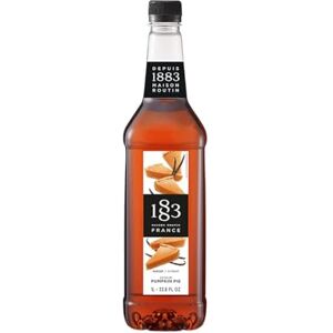 1883 MAISON ROUTIN Premium Pumpkin Pie Syrup – Warm Spiced Flavour for Coffee, Lattes, Cocktails and Desserts – Vegan-Friendly, No Preservatives – 1L PET Bottle 1883 MAISON ROUTIN Premium Pumpkin Pie Syrup – Warm Spiced Flavour for Coffee, Lattes, Cocktails and Desserts – Vegan-Friendly, No Preservatives – 1L PET Bottle