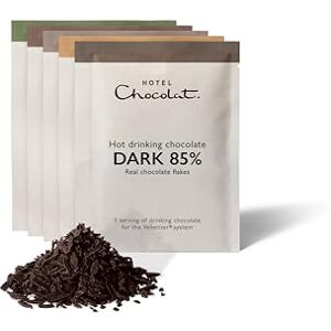 Hotel Chocolat Hot Chocolate Sachet Selection Luxury Chocolate Flakes Pack of 20 Single-Serve Sachets, 700g Different Recipes Available Made To Pair With The Velvetiser Hotel Chocolat Hot Chocolate Sachet Selection Luxury Chocolate Flakes Pack of 20 Single-Serve Sachets, 700g Different Recipes Available Made To Pair With The Velvetiser