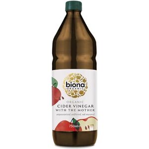 Biona Organic Cider Vinegar Unfiltered with Mother 750 ml (Pack of 6 Biona Organic Cider Vinegar Unfiltered with Mother 750 ml (Pack of 6