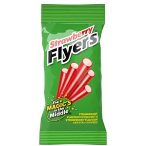 STOCKLEY'S SINCE 1918 Flyers Strawberry Liquorice Sticks 7 Pack x 12 Sweet Strawberry Flavoured Sweets Bulk Pack for Sharing & Snacking STOCKLEY'S SINCE 1918 Flyers Strawberry Liquorice Sticks 7 Pack x 12 Sweet Strawberry Flavoured Sweets Bulk Pack for Sharing & Snacking