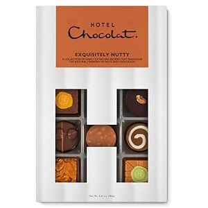 Hotel Chocolat Exquisitely Nutty H-Box 13 Alcohol-Free Pralines & Nut Chocolates, 180g Chocolate Gifts For Birthday, Thank You, Congratulations, Anniversary Gifts For Her And Him Hotel Chocolat Exquisitely Nutty H-Box 13 Alcohol-Free Pralines & Nut Chocolates, 180g Chocolate Gifts For Birthday, Thank You, Congratulations, Anniversary Gifts For Her And Him
