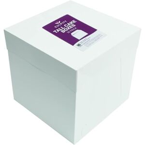 Culpitt 8" White Tall Cake Boxes, Pack Of 10, 8" x 8" x 8", Ideal for Transporting High Decorated Cakes Culpitt 8" White Tall Cake Boxes, Pack Of 10, 8" x 8" x 8", Ideal for Transporting High Decorated Cakes
