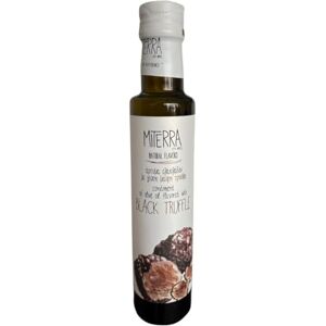 MITERRA Extra Virgin Olive Oil Flavored with Black Truffle from Crete, Glass Bottle, Pack of 2 x 250 ml (Total 500ml) MITERRA Extra Virgin Olive Oil Flavored with Black Truffle from Crete, Glass Bottle, Pack of 2 x 250 ml (Total 500ml)
