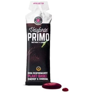 Veloforte Primo Gel, Fast Releasing Energy, 100% Natural & Delicious with 22g of Natural Energy, Primo Flavour (Beetroot & Lemon) (12 Pack) Veloforte Primo Gel, Fast Releasing Energy, 100% Natural & Delicious with 22g of Natural Energy, Primo Flavour (Beetroot & Lemon) (12 Pack)