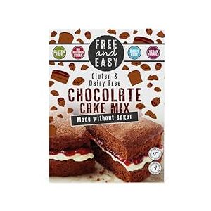 Free & Easy Gluten and Dairy Free Chocolate Cake Mix 350 g (Pack of 4) Free & Easy Gluten and Dairy Free Chocolate Cake Mix 350 g (Pack of 4)