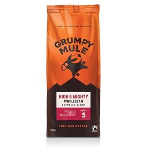 Grumpy Mule High and Mighty Espresso Blend Whole Coffee Beans with notes of Cocoa and Roast Hazelnut 1kg Grumpy Mule High and Mighty Espresso Blend Whole Coffee Beans with notes of Cocoa and Roast Hazelnut 1kg