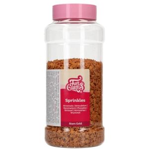 FunCakes Stars Gold 7mm: Cake Sprinkles, Good Taste, Great for Decorating Cakes, Cupcakes and Cookies, Sprinkle Mix. 450 g. FunCakes Stars Gold 7mm: Cake Sprinkles, Good Taste, Great for Decorating Cakes, Cupcakes and Cookies, Sprinkle Mix. 450 g.
