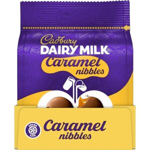 Cadbury Dairy Milk Caramel Nibbles, Milk Chocolate With Caramel Centres, 85 g (Pack of 10) Cadbury Dairy Milk Caramel Nibbles, Milk Chocolate With Caramel Centres, 85 g (Pack of 10)
