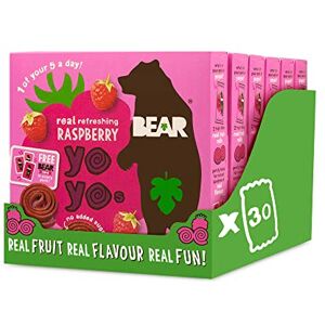 BEAR Raspberry Yoyos Dried Fruit Rolls Healthy Vegan 20g (30 packs) BEAR Raspberry Yoyos Dried Fruit Rolls Healthy Vegan 20g (30 packs)