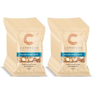 C Cambrook Extraordinary Nuts Cambrook Baked & Salted Mixed Nuts, 45g Bags, Pack of 24 C Cambrook Extraordinary Nuts Cambrook Baked & Salted Mixed Nuts, 45g Bags, Pack of 24