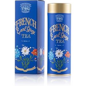 TWG Tea French Earl Grey Loose Leaf Black Tea Bergarmot & Blue Cornflowers Haute Couture Tin, 100g Gift Set TWG Tea French Earl Grey Loose Leaf Black Tea Bergarmot & Blue Cornflowers Haute Couture Tin, 100g Gift Set