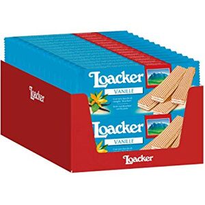 Loacker Vanilla Wafer 90 g (Pack of 28) Loacker Vanilla Wafer 90 g (Pack of 28)