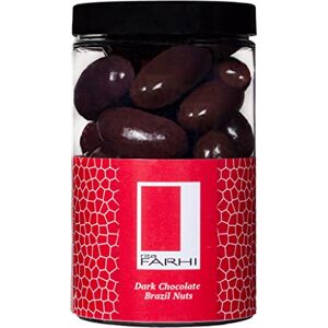 Rita Farhi Dark Chocolate Coated Brazil Nuts in a Luxury Gift Jar 290g New Palm Oil Free Recipe Rita Farhi Dark Chocolate Coated Brazil Nuts in a Luxury Gift Jar 290g New Palm Oil Free Recipe