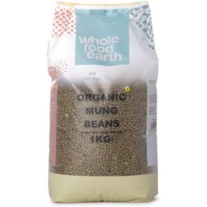 Wholefood Earth Organic Mung Beans 1kg GMO Free Vegan High Fibre High Protein Certified Organic Wholefood Earth Organic Mung Beans 1kg GMO Free Vegan High Fibre High Protein Certified Organic
