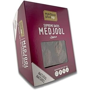 Medjool Plus Medjool Dates 1000 g – Large, Juicy & Naturally Sweet – No Added Sugar, Non-GMO, Ready to Eat – Fresh Harvest Quality Fruit Snack Medjool Plus Medjool Dates 1000 g – Large, Juicy & Naturally Sweet – No Added Sugar, Non-GMO, Ready to Eat – Fresh Harvest Quality Fruit Snack