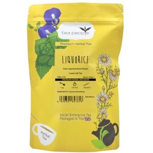 Tea People Liquorice – 250g Refill Pack (120 cups) – Caffeine Free Herbal Tea – 100% Natural Tea People Liquorice – 250g Refill Pack (120 cups) – Caffeine Free Herbal Tea – 100% Natural