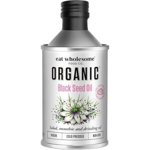 Eat Wholesome Organic Black Seed Oil, 250ml Cold Pressed Nigella Sativa, High Source of Omega 3-6-9, 100% Pure & Natural, For Cooking, Skincare & Hair Eat Wholesome Organic Black Seed Oil, 250ml Cold Pressed Nigella Sativa, High Source of Omega 3-6-9, 100% Pure & Natural, For Cooking, Skincare & Hair