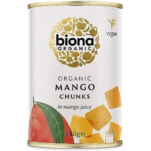 Biona Organic Mango Chunks in Mango Juice 400g (Pack of 6) Biona Organic Mango Chunks in Mango Juice 400g (Pack of 6)