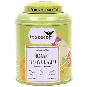 Tea People Organic Gunpowder Green Loose Tea Caddy 125g Tea People Organic Gunpowder Green Loose Tea Caddy 125g