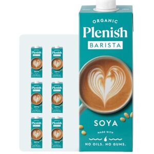 PLENISH Barista Organic Soya Drink Long Life, 1L (Pack of 6) PLENISH Barista Organic Soya Drink Long Life, 1L (Pack of 6)
