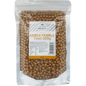 Culpitt Select Edible Pearls Pearl Gold 4mm Beads, Cake Sprinkle Decorations For Cakes, Cupcakes, Cookies, Ice Cream, and Desserts 500g Culpitt Select Edible Pearls Pearl Gold 4mm Beads, Cake Sprinkle Decorations For Cakes, Cupcakes, Cookies, Ice Cream, and Desserts 500g