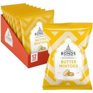Bonds of London Butter Mintoes Bags, Retro Boiled Gift Sweets, Vegetarian Friendly, 120 g (Pack of 12) Bonds of London Butter Mintoes Bags, Retro Boiled Gift Sweets, Vegetarian Friendly, 120 g (Pack of 12)
