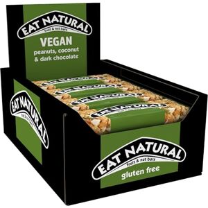 Eat Natural Vegan Peanuts, Coconut & Dark Chocolate Fruit & Nut Bars 12 x 40g Eat Natural Vegan Peanuts, Coconut & Dark Chocolate Fruit & Nut Bars 12 x 40g