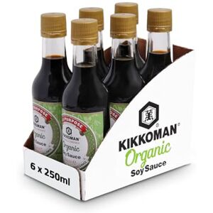 Kikkoman Organic Soy Sauce, 250ml, (Pack of 6), Naturally Brewed Kikkoman Organic Soy Sauce, 250ml, (Pack of 6), Naturally Brewed