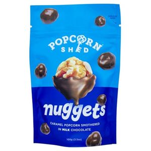 Popcorn Shed Milk Chocolate Popcorn Nuggets (8 x 100g) Caramel Popcorn Coated In Rich Milk Chocolate, Easy & Vegetarian Snack, Perfect for Parties, Movie Nights & Gifting Popcorn Shed Milk Chocolate Popcorn Nuggets (8 x 100g) Caramel Popcorn Coated In Rich Milk Chocolate, Easy & Vegetarian Snack, Perfect for Parties, Movie Nights & Gifting
