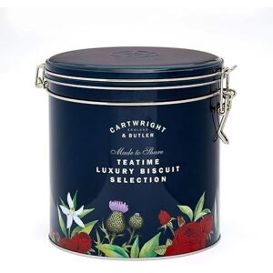 Cartwright & Butler Tea Time Luxury Biscuit Selection Barrel, Enriched with Buttery and Crumbly Classic Flavour, 580 g Cartwright & Butler Tea Time Luxury Biscuit Selection Barrel, Enriched with Buttery and Crumbly Classic Flavour, 580 g