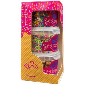 Scrumptious! Trio Bakestable Edible Cake Topper Sprinkles Cupcake Decorations 1x80g Vanilla Fudge, 1x80g Matt Rainbow Strands, 1x70g Matt Rainbow Confetti in a Box Scrumptious! Trio Bakestable Edible Cake Topper Sprinkles Cupcake Decorations 1x80g Vanilla Fudge, 1x80g Matt Rainbow Strands, 1x70g Matt Rainbow Confetti in a Box