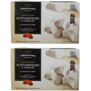 Chrisanthidis - Kourabie with almonds - 430 g - 2x - cookie Chrisanthidis - Kourabie with almonds - 430 g - 2x - cookie