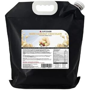 JM Posner Liquid White Chocolate Hazelnut Sauce Spout Bag (5kg) JM Posner Liquid White Chocolate Hazelnut Sauce Spout Bag (5kg)