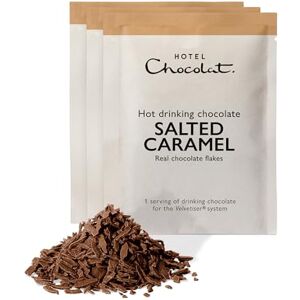 Hotel Chocolat Salted Caramel Hot Chocolate Sachets Luxury Chocolate Flakes Pack of 20 Single-Serve Sachets, 700g Made To Pair With The Velvetiser Serve Hot or Iced Hotel Chocolat Salted Caramel Hot Chocolate Sachets Luxury Chocolate Flakes Pack of 20 Single-Serve Sachets, 700g Made To Pair With The Velvetiser Serve Hot or Iced