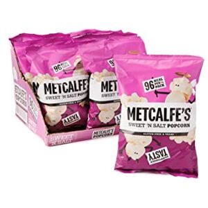 Metcalfe's Skinny Sweet and Salt Popcorn, 80 g, Pack of 8 Metcalfe's Skinny Sweet and Salt Popcorn, 80 g, Pack of 8