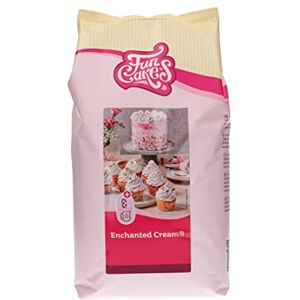 FunCakes Mix for Enchanted Cream Easy to Use, Very Light and Fluffy Snow White Cream, Perfect for Filling and Covering Cakes or as a Topping on Cupcakes, Halal, 4 kg FunCakes Mix for Enchanted Cream Easy to Use, Very Light and Fluffy Snow White Cream, Perfect for Filling and Covering Cakes or as a Topping on Cupcakes, Halal, 4 kg