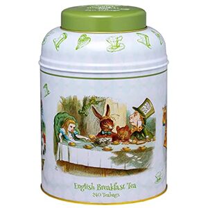 New English Teas Alice in Wonderland Tea Caddy with 240 English Breakfast Teabags New English Teas Alice in Wonderland Tea Caddy with 240 English Breakfast Teabags