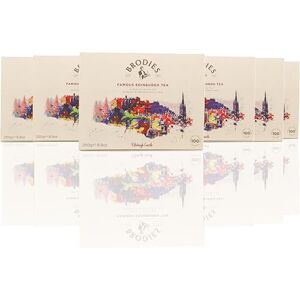 Brodies Famous Edinburgh Tea 6 Shelf Ready Boxes of 100 Tea Bags (total of 600 Teabags) Our Signature Blend, light and refreshing blend of quality black Tea Brodies Famous Edinburgh Tea 6 Shelf Ready Boxes of 100 Tea Bags (total of 600 Teabags) Our Signature Blend, light and refreshing blend of quality black Tea