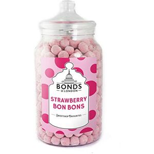 Bonds of London Strawberry Bon Bons Jar, Vegetarian, Retro Chewy Gift Sweets, 2.1 Kg (Pack of 1) Bonds of London Strawberry Bon Bons Jar, Vegetarian, Retro Chewy Gift Sweets, 2.1 Kg (Pack of 1)