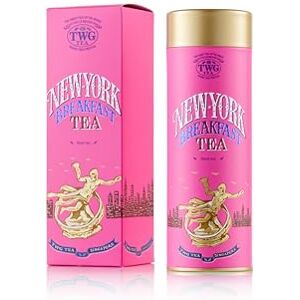 TWG Tea New York Breakfast Tea Loose Leaf Black Tea Cocoa Husk Haute Couture Tin, 100g Gift Set TWG Tea New York Breakfast Tea Loose Leaf Black Tea Cocoa Husk Haute Couture Tin, 100g Gift Set