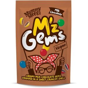 Mummy Meegz M’z Gems Chocolate Flavour Case Pack of 12 (80g Sharing Bags) Vegan Chocolate Sweets with Creamy Centre & Crunchy Shell, Gluten Free, No Palm Oil Mummy Meegz M’z Gems Chocolate Flavour Case Pack of 12 (80g Sharing Bags) Vegan Chocolate Sweets with Creamy Centre & Crunchy Shell, Gluten Free, No Palm Oil