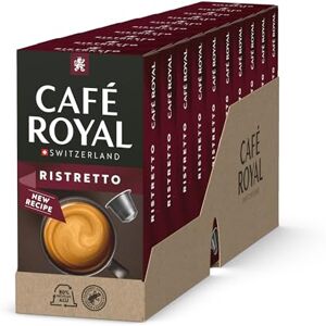 Café Royal , Ristretto, 100 Nespresso (R) compatible capsules, 80 percent recycled Aluminium, Rainforest Alliance certified, intensity 11 Café Royal , Ristretto, 100 Nespresso (R) compatible capsules, 80 percent recycled Aluminium, Rainforest Alliance certified, intensity 11