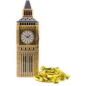 The Silver Crane co. Big Ben Souvenir Tin Filled with Devon Toffees Christmas Toffee Sweets Gift Box with Individually Wrapped Sweets Novelty British Sweet Tin, London Souvenirs Gifts by The Silver Crane Company The Silver Crane co. Big Ben Souvenir Tin Filled with Devon Toffees Christmas Toffee Sweets Gift Box with Individually Wrapped Sweets Novelty British Sweet Tin, London Souvenirs Gifts by The Silver Crane Company