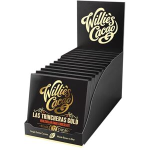Willie's Cacao 72% Las Trincheras Dark Chocolate bar 50g x 12 Smooth nutty notes Single estate cocoa Vegan Artisan made Willie's Cacao 72% Las Trincheras Dark Chocolate bar 50g x 12 Smooth nutty notes Single estate cocoa Vegan Artisan made