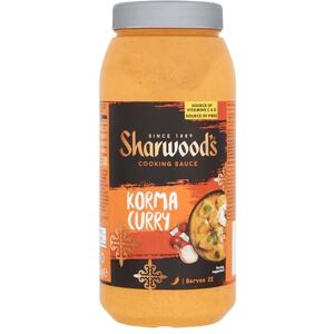 Sharwood's Indian Korma Curry Sauce – Mild & Creamy Indian Condiment with Coconut & Tomato, Vegetarian Friendly, Gluten Free, Catering Jar for Bulk Cooking, 2.25 kg (Pack of 1) Sharwood's Indian Korma Curry Sauce – Mild & Creamy Indian Condiment with Coconut & Tomato, Vegetarian Friendly, Gluten Free, Catering Jar for Bulk Cooking, 2.25 kg (Pack of 1)